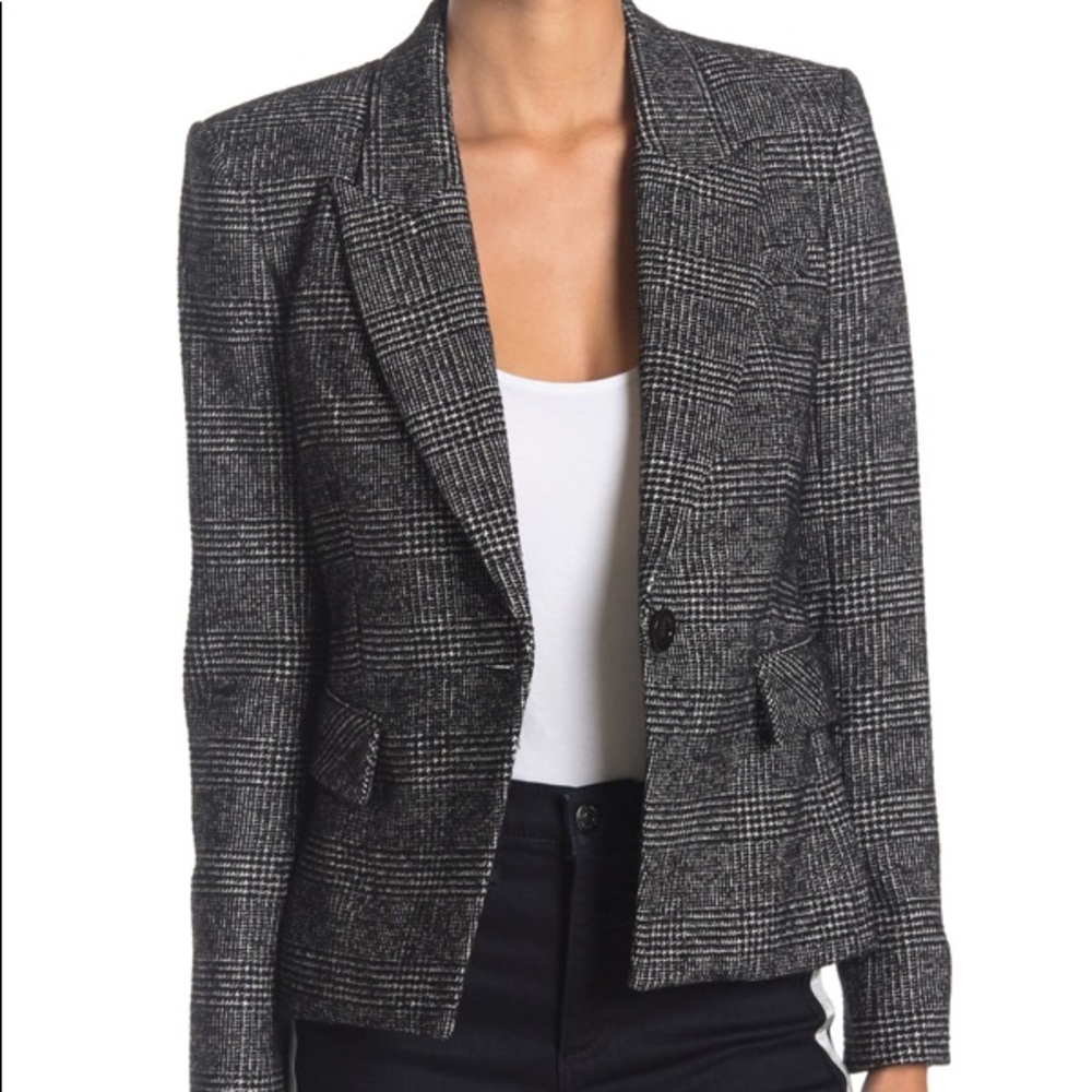 Veronica Beard Melvin Dickey Jacket Black/White